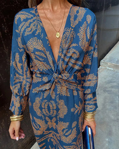 Vestido Midi Estampado