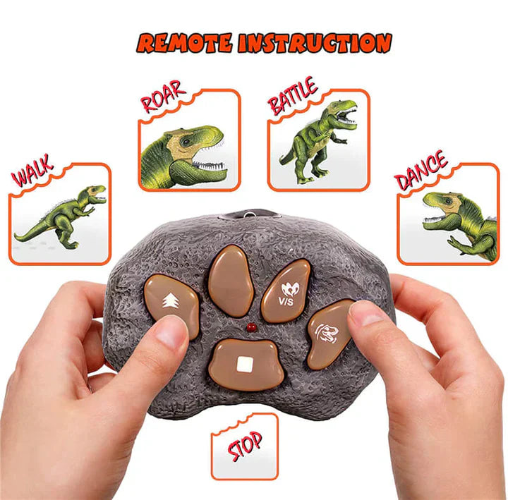Dinosaurio T-Rex Teledirigido LED