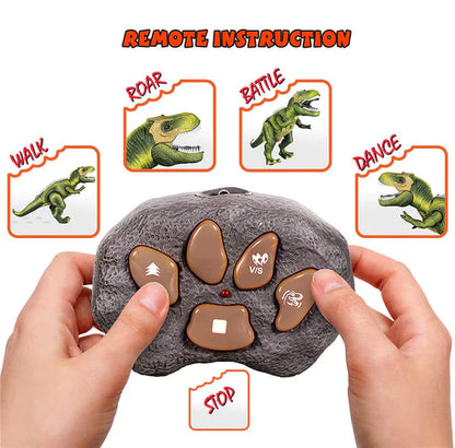 Dinosaurio T-Rex Teledirigido LED