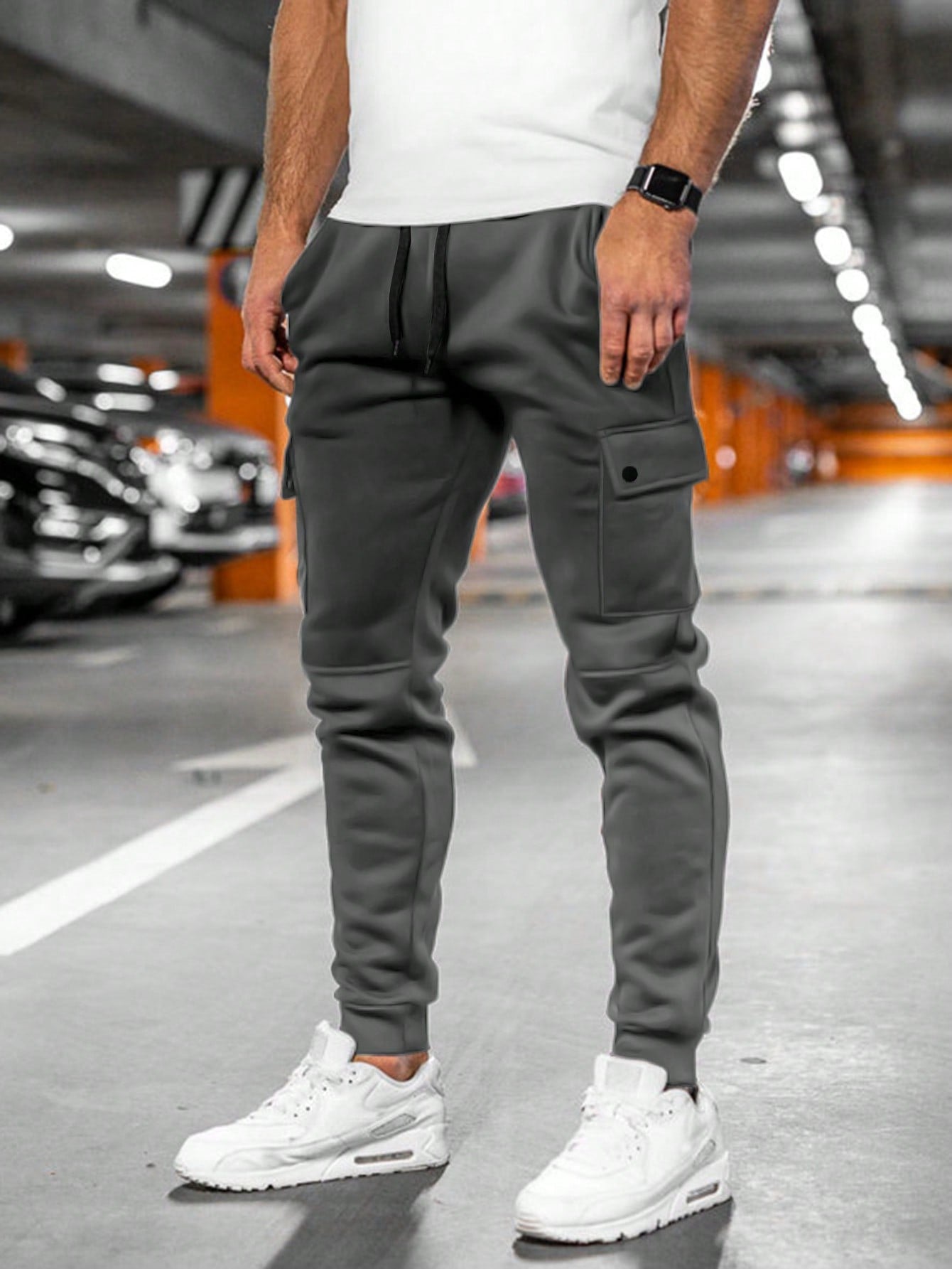 Jogger Cargo Slim Hombre
