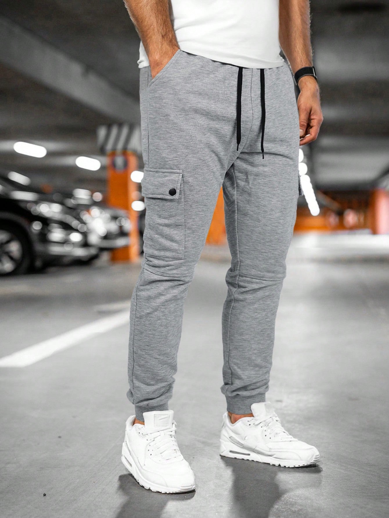 Jogger Cargo Slim Hombre