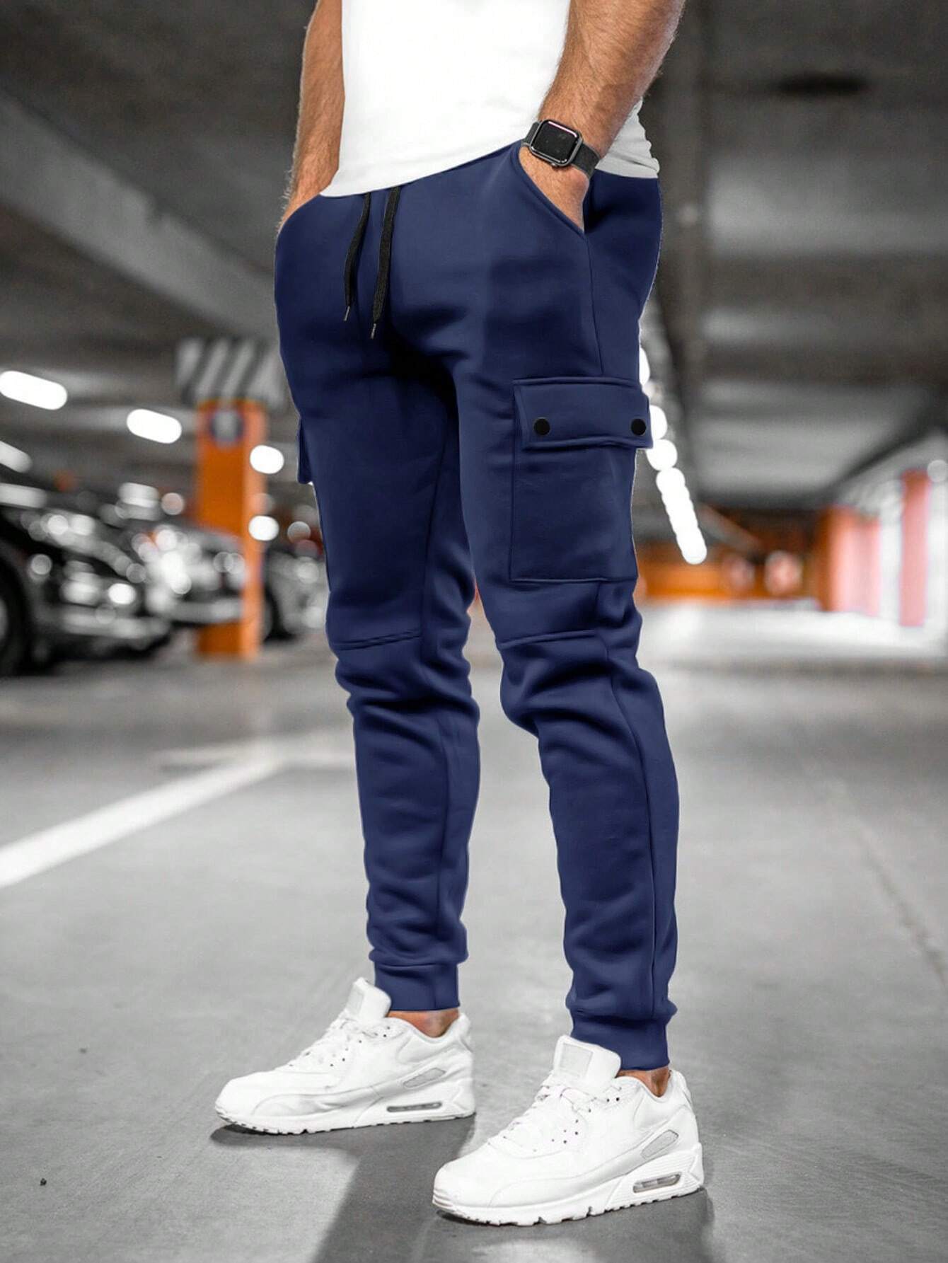 Jogger Cargo Slim Hombre
