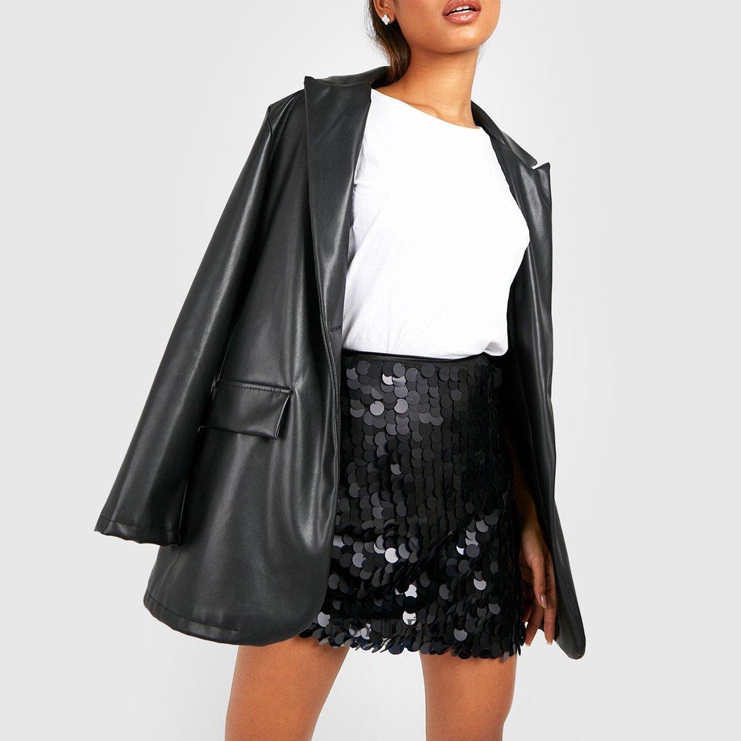 Falda Noir Mujer