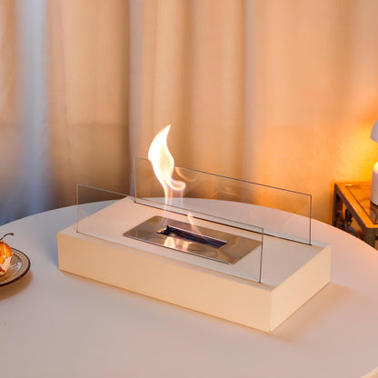 Chimenea Mesa Cristal Entrada