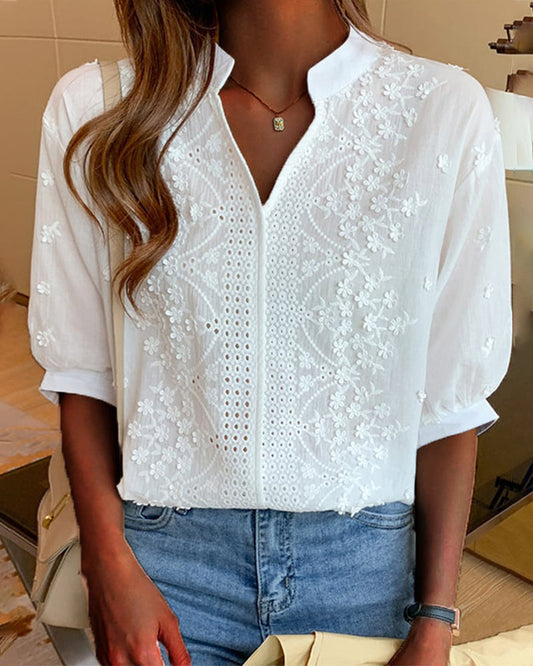 Blusa Mujer Mangas Abullonadas