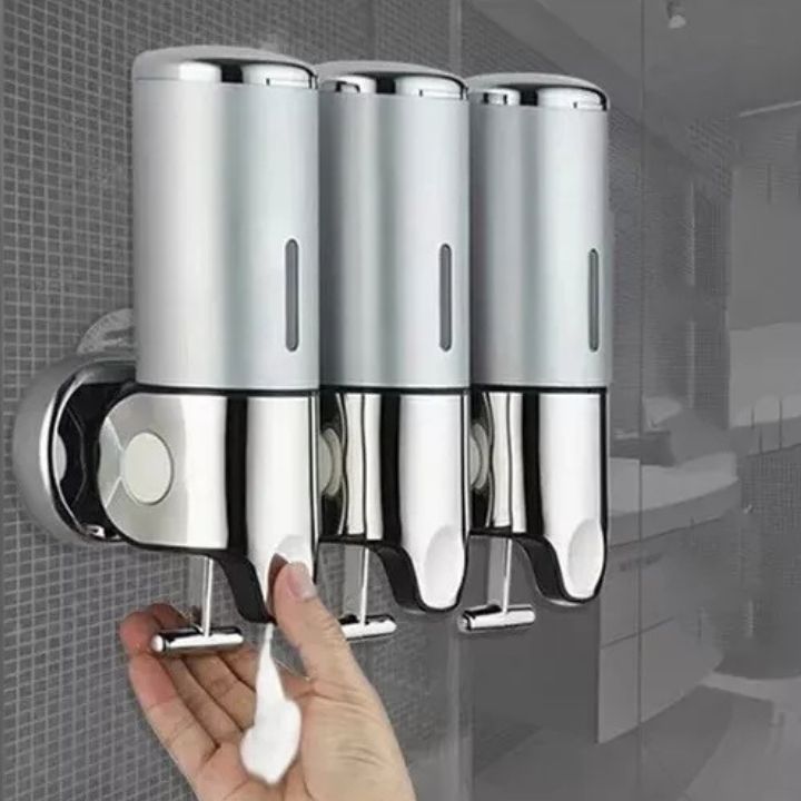 Dispensador de Jabón de Pared de Acero Inoxidable para Baños Modernos