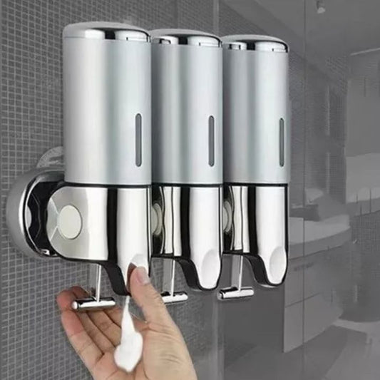 Dispensador de Jabón de Pared de Acero Inoxidable para Baños Modernos