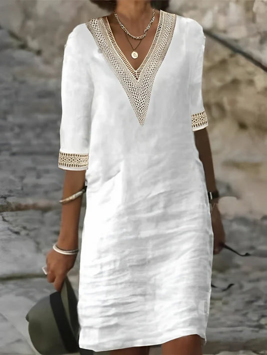 Vestido Lino Granada