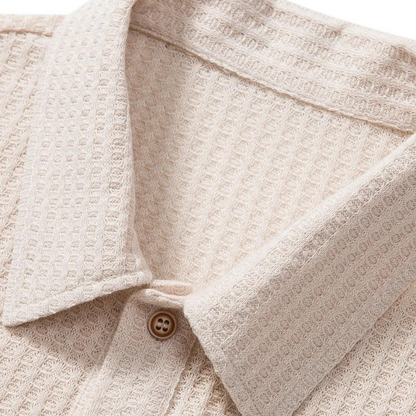 Polo Hombre Punto Waffle