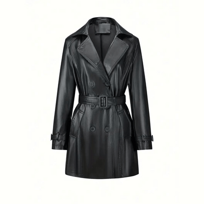 Gabardina Piel Mujer