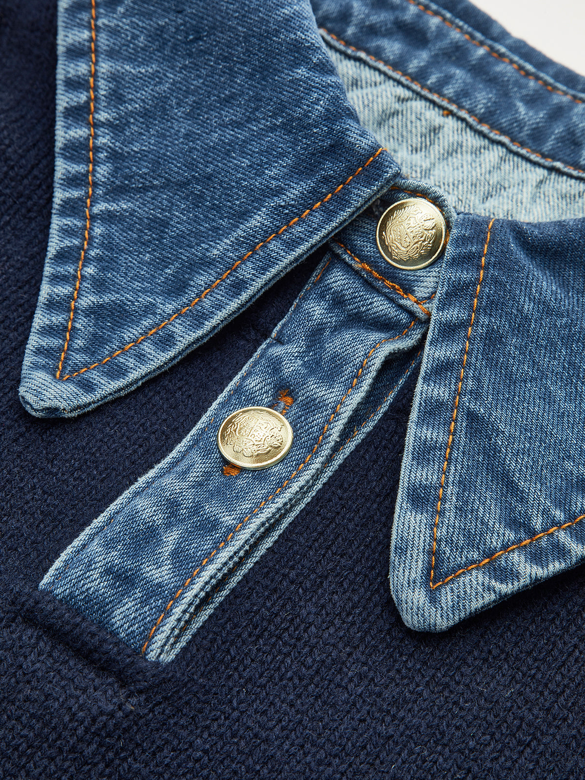 Jersey con Solapa Panelada Everen Mujer