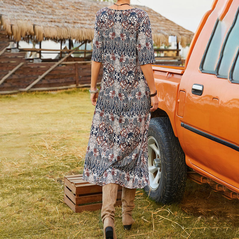 Vestido Mujer Vintage