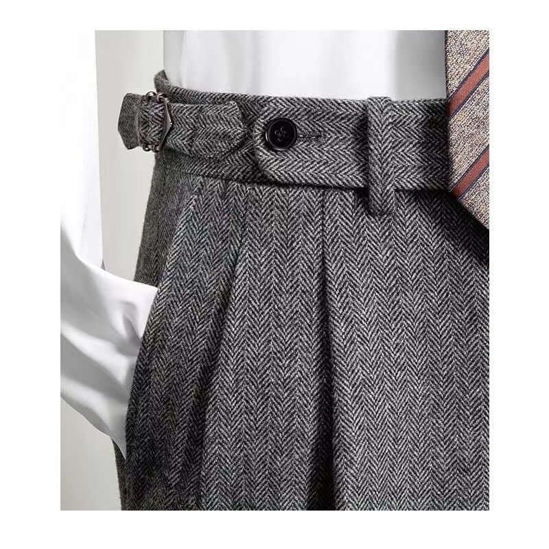 Pantalón Tweed Hombre Vintage