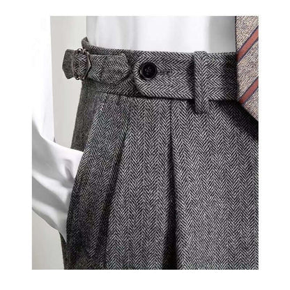 Pantalón Tweed Hombre Vintage