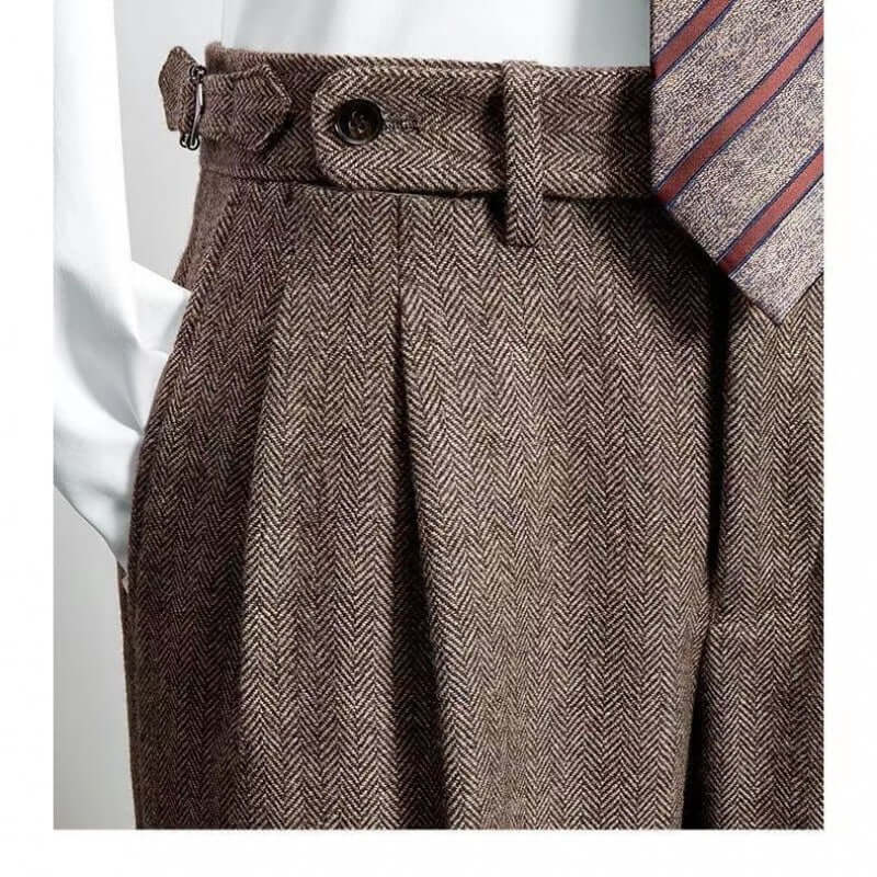 Pantalón Tweed Hombre Vintage
