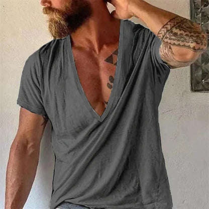 Camiseta Hombre Cuello V