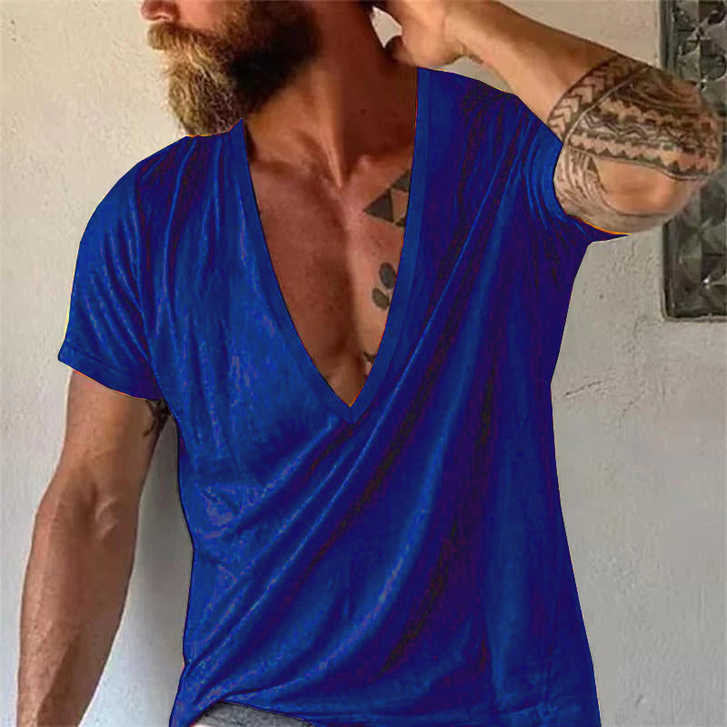 Camiseta Hombre Cuello V