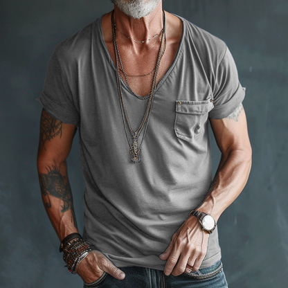 Camiseta Hombre Cuello V