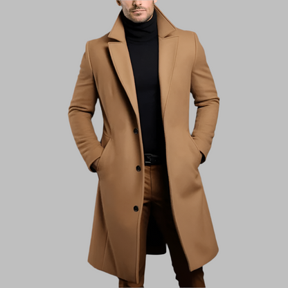 MARCOS - Luxe lange jas voor heren