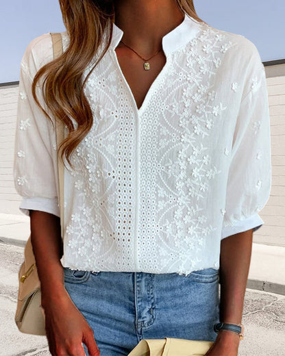 Blusa Mujer Mangas Abullonadas