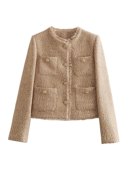 Chaqueta Tweed Mujer