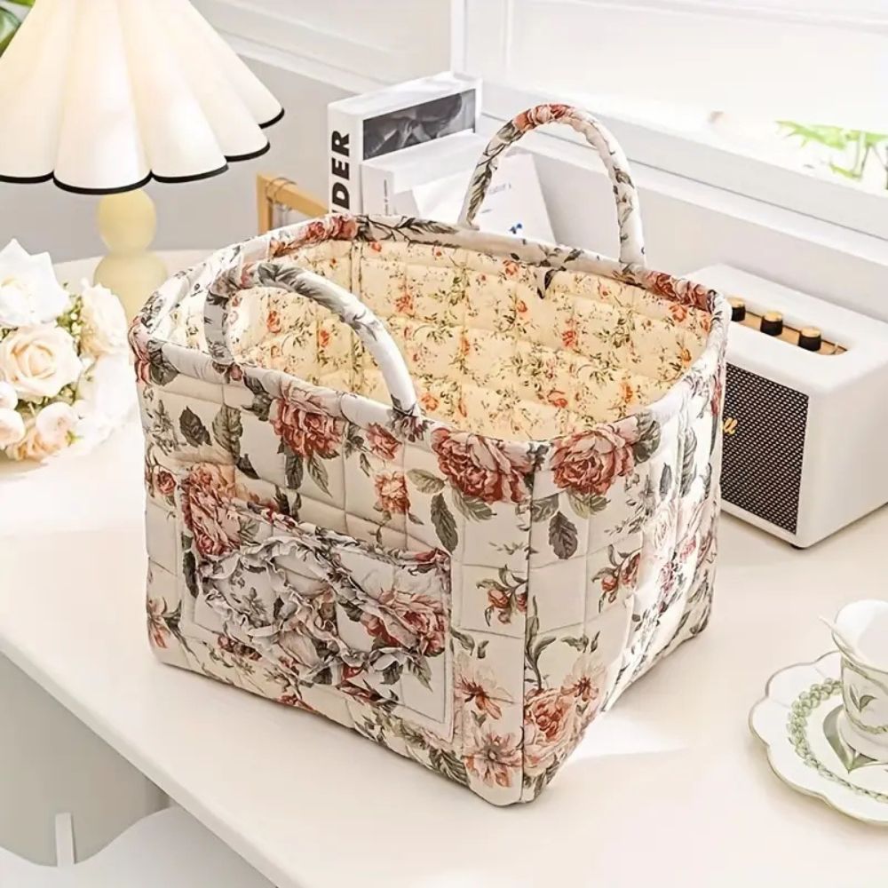 Cesta Lona Floral