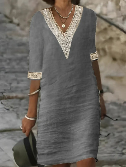 Vestido Lino Granada