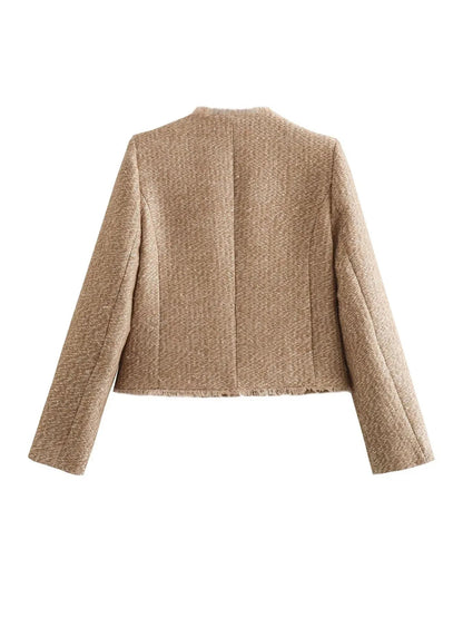 Chaqueta Tweed Mujer