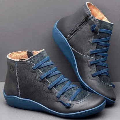 Botas Cuero Mujer Retro