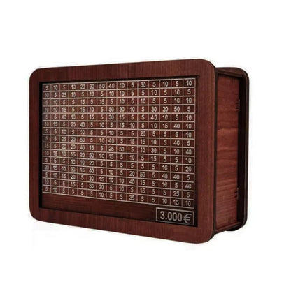 Hucha Madera Grabada Ahorro