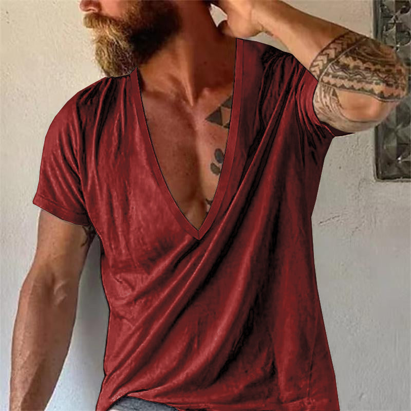 Camiseta Hombre Cuello V