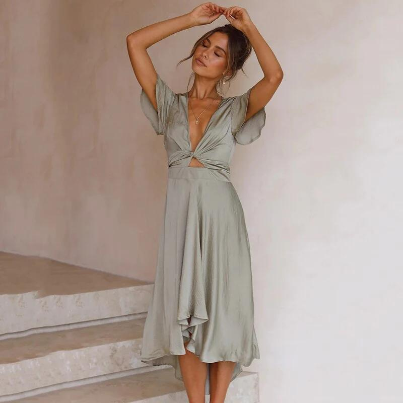 Vestido Midi Atelier Mujer