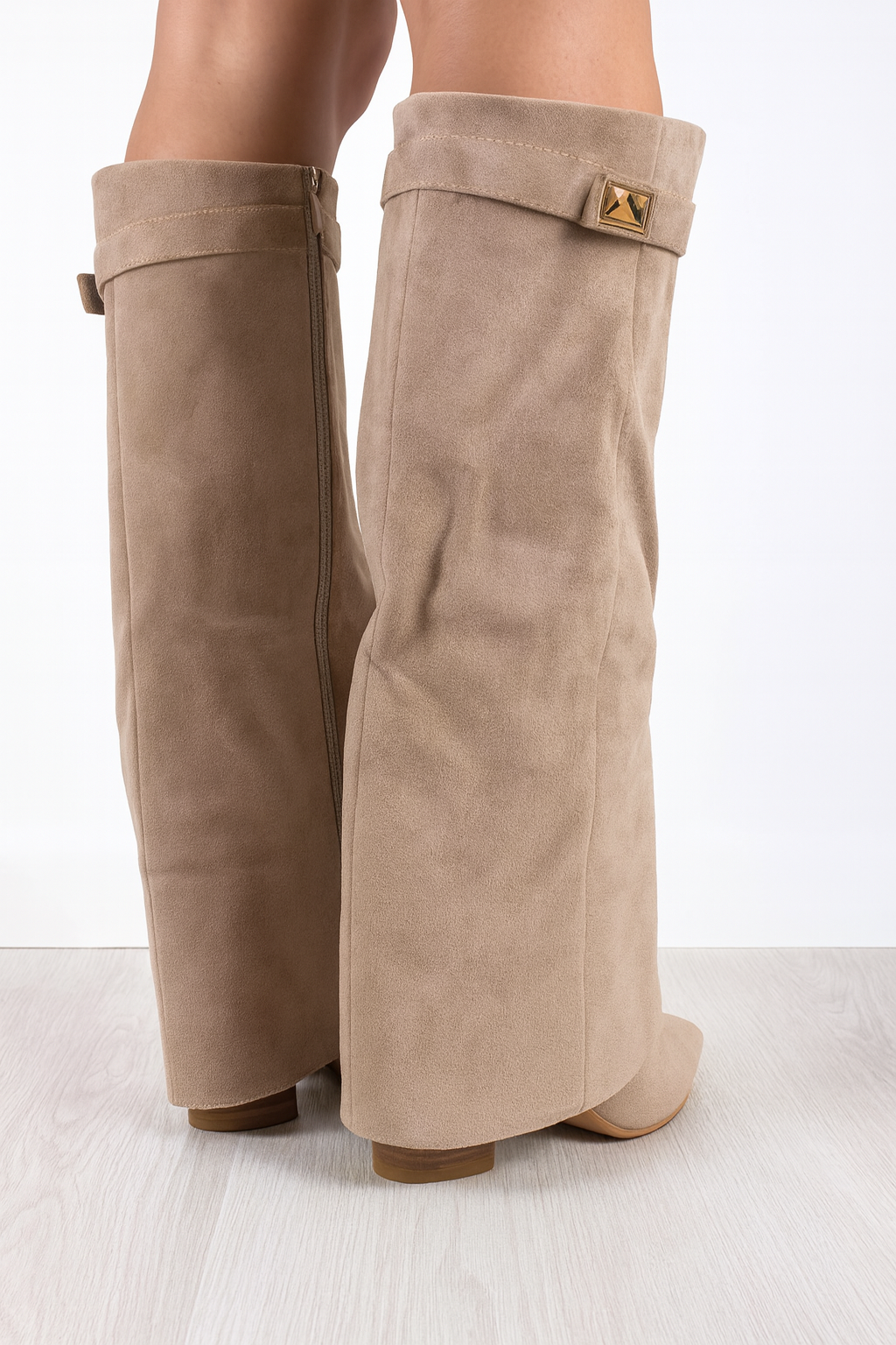 Botas Altas Mujer Ante