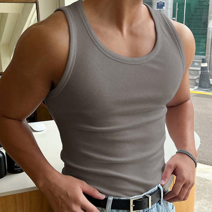 Camiseta Sin Mangas Acanalada