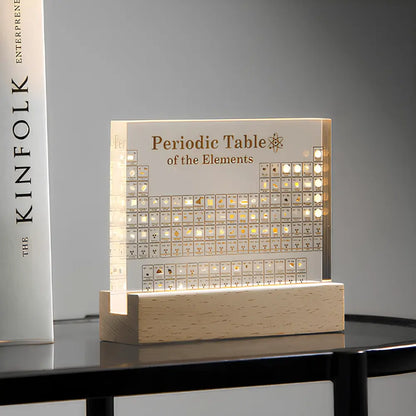 Tabla Periódica Acrílico Iluminada