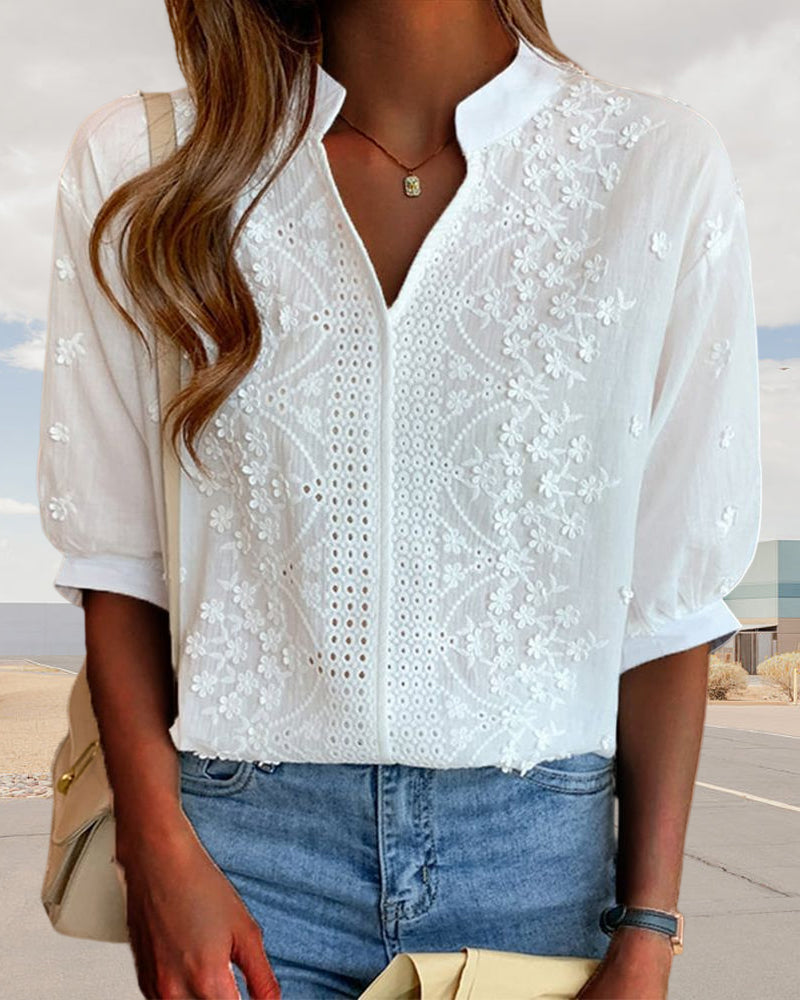 Blusa Mujer Mangas Abullonadas