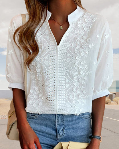 Blusa Mujer Mangas Abullonadas