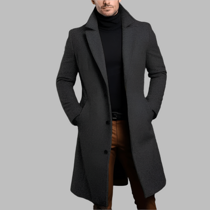 MARCOS - Luxe lange jas voor heren