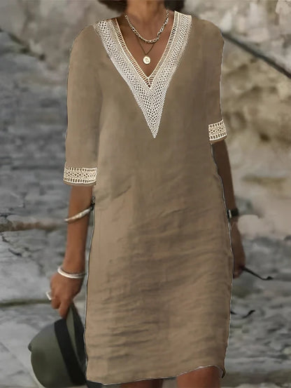 Vestido Lino Granada