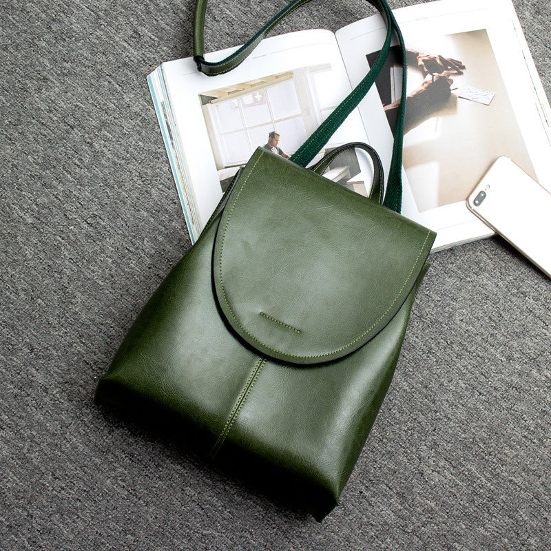 Mochila Cuero Mujer