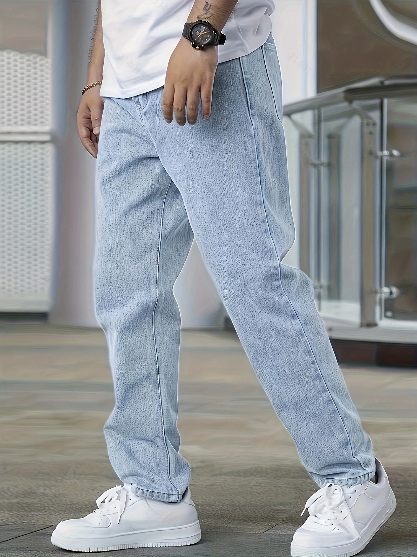 Jeans Hombre Corte Recto