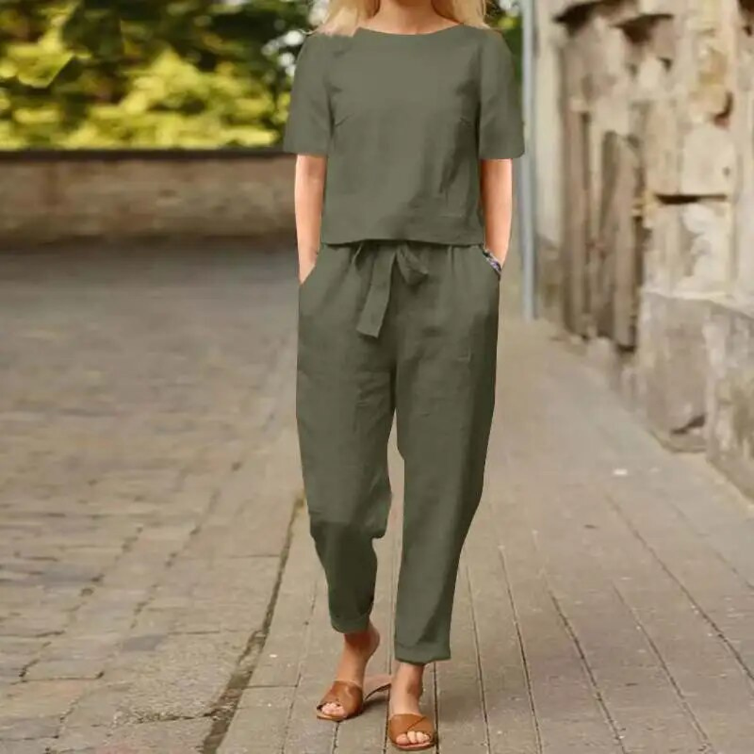 Conjunto Mujer Lino