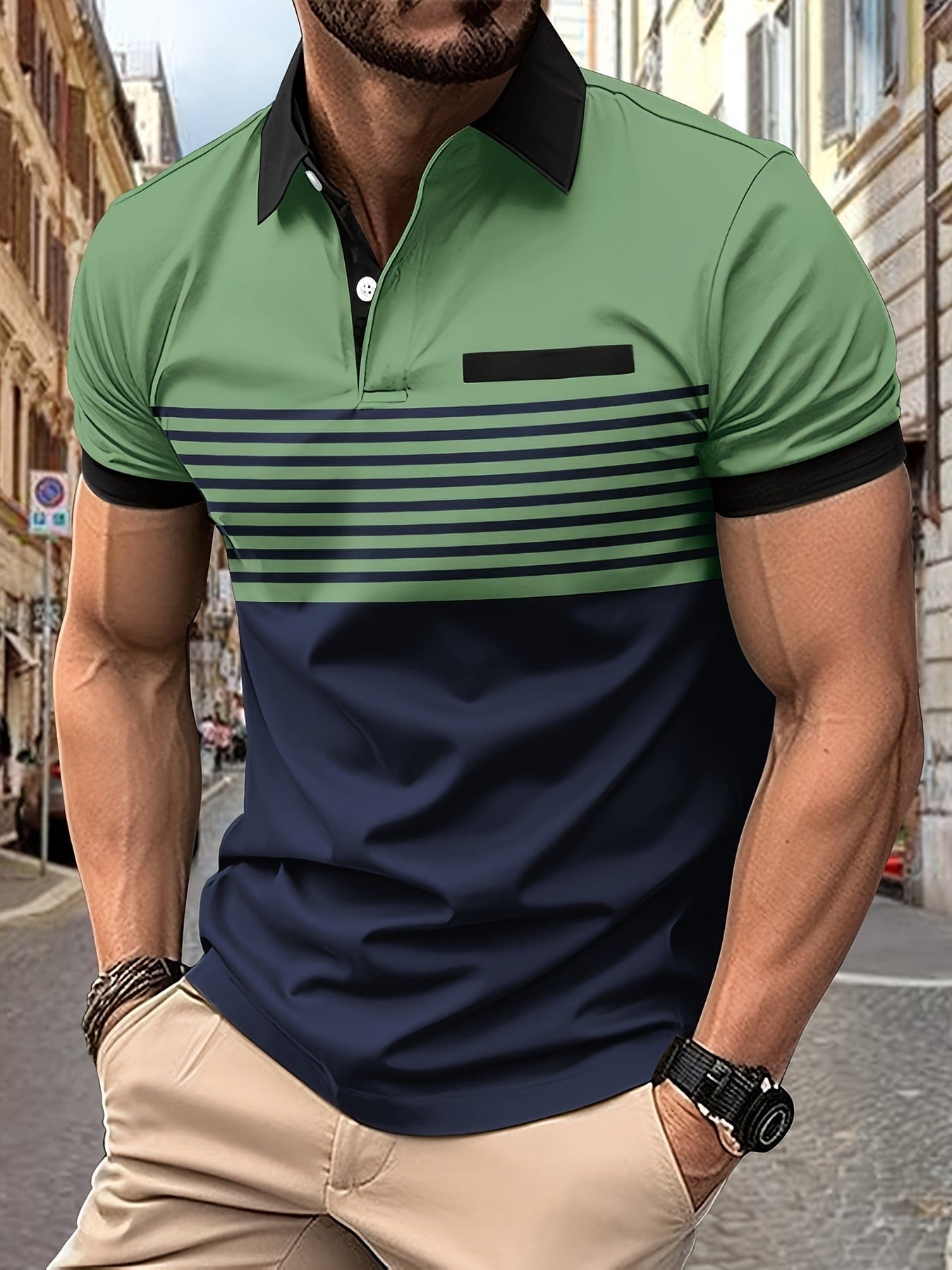 Polo de Verano a Rayas Lurean Hombre