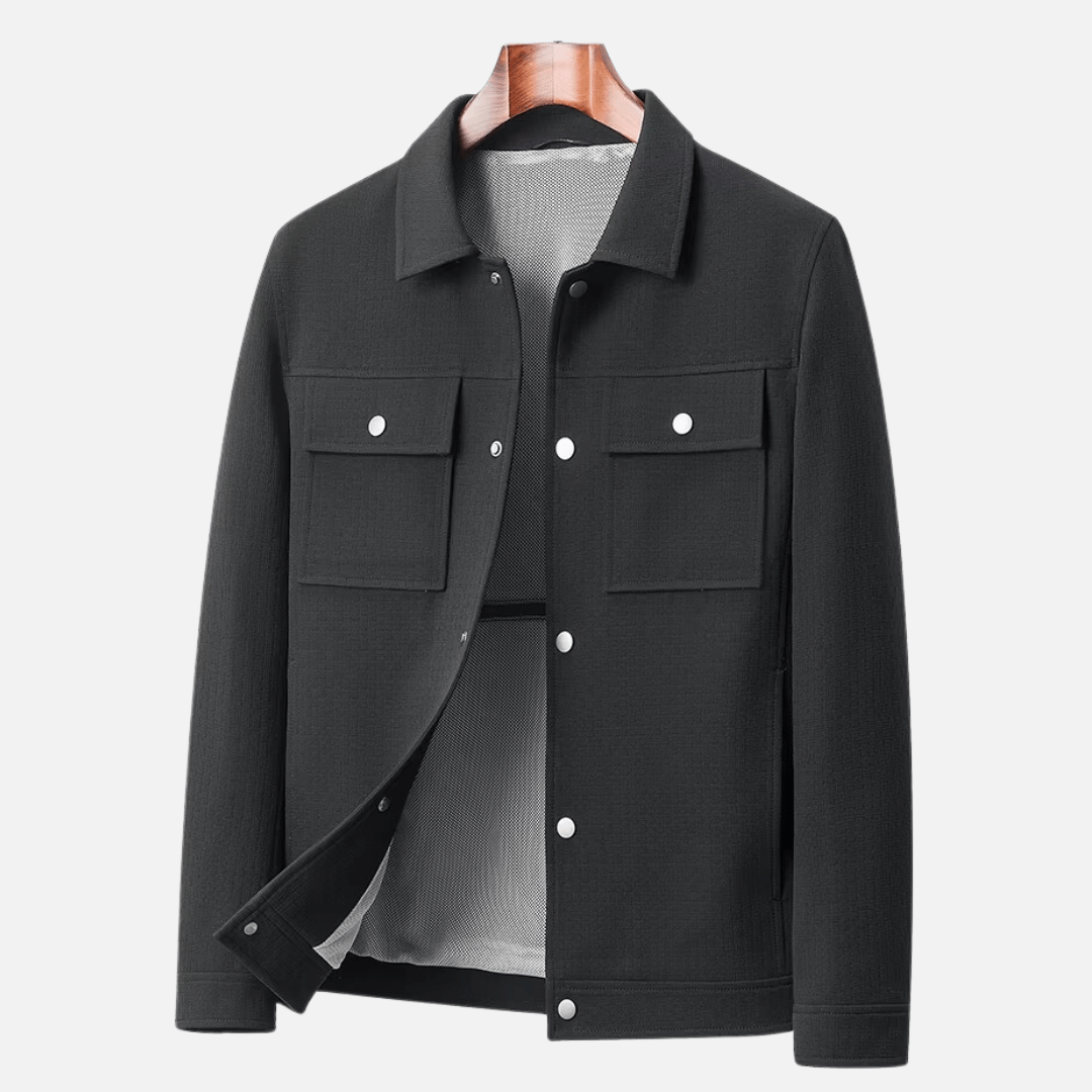 Chaqueta Punto Texturizado Lirvon Hombre