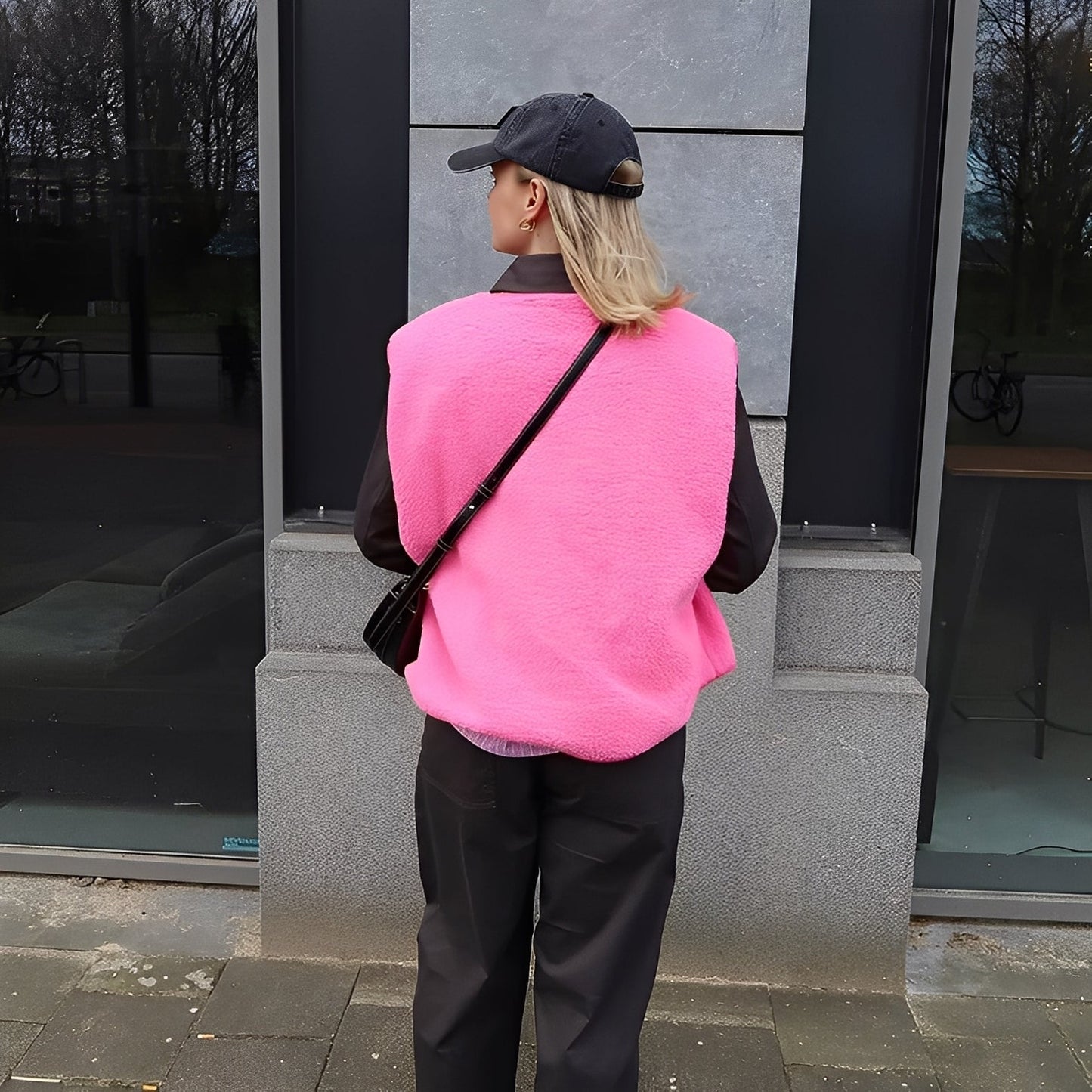 Vanessa - Chaleco de Tela Polar Cómodo para Mujer