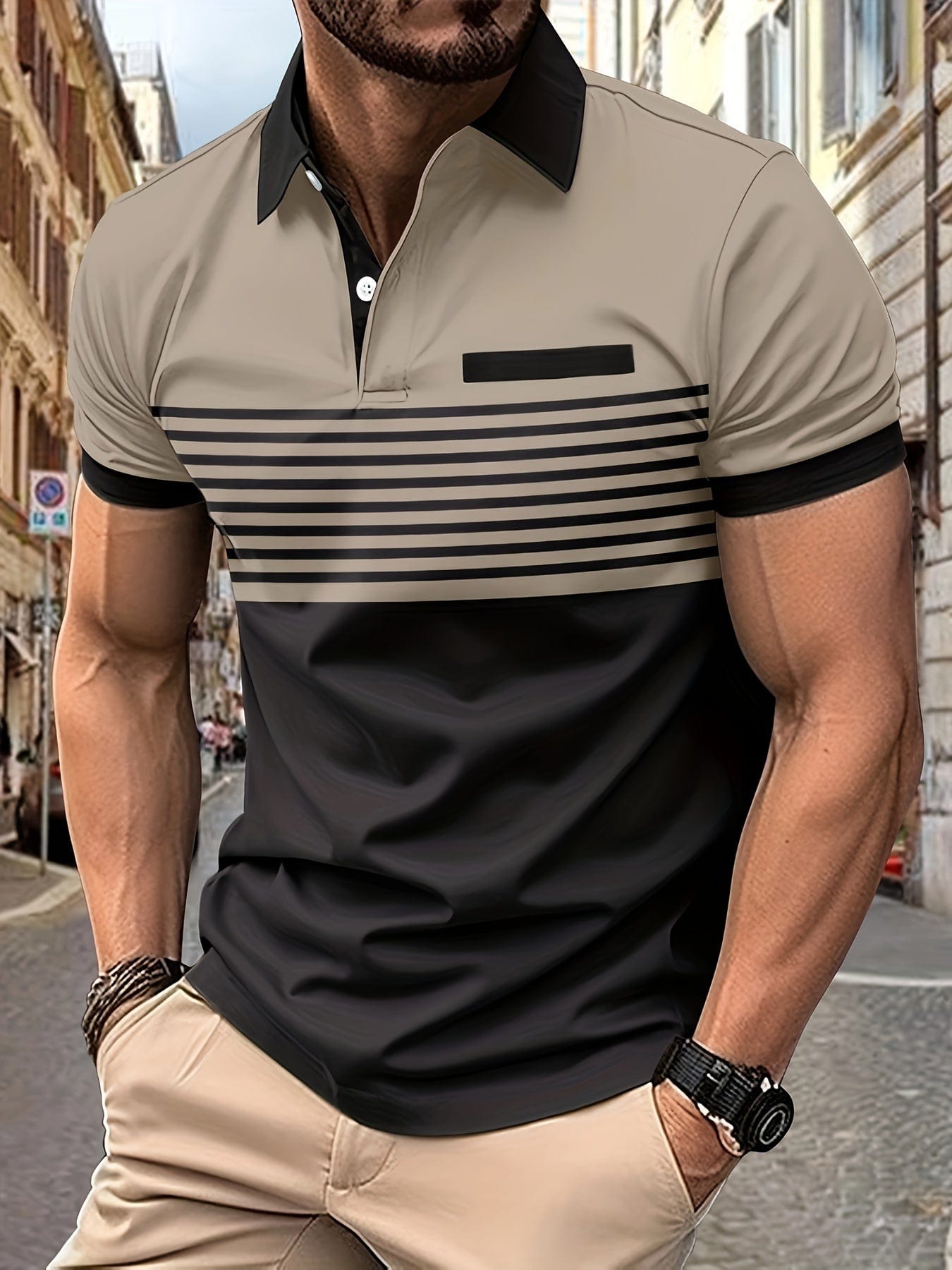 Polo de Verano a Rayas Lurean Hombre