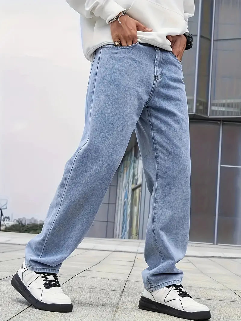 Jeans Hombre Corte Recto