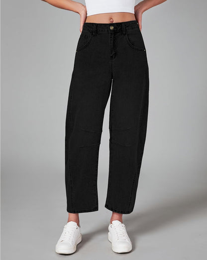 Jeans Mujer Barrel Tiro Alto