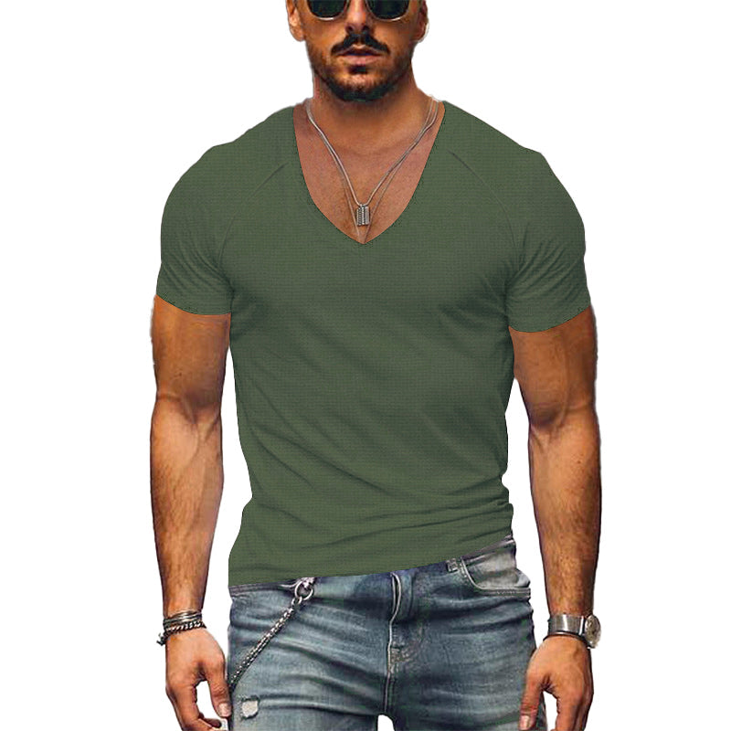 Camiseta Hombre Punto Waffle
