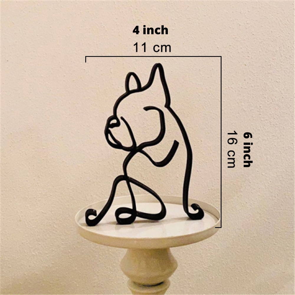 Esculturas Hierro Perro Gato